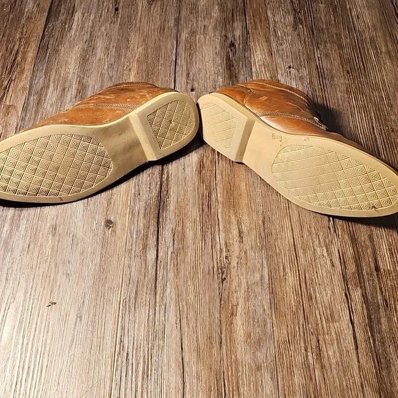 Men's Venturini For Men Brown Leather Chukka Boots Sz 12 - Picture 4 of 5